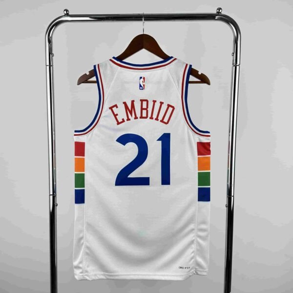 25th season 76ers City Edition No. 21 Embiid - Image 3