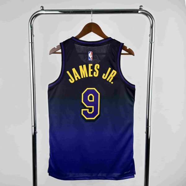 25th season Lakers City Edition No. 9 Brownie - Image 3