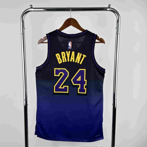25th season Lakers City Edition No. 24 Kobe Bryant - Image 3