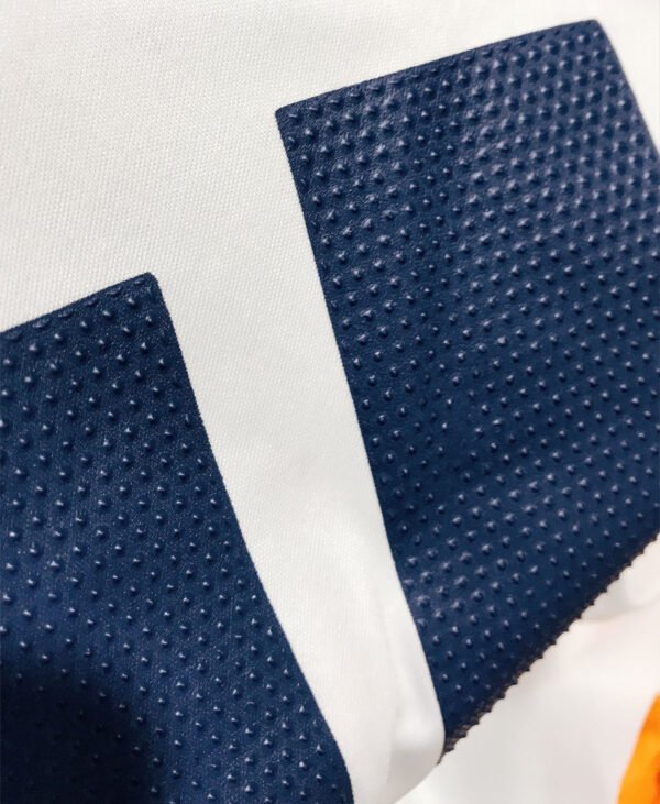 24-25 Real Madrid training uniform in orange and white - Image 9