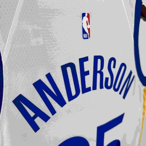 23rd season Warriors White No. 95 Anderson - Image 9