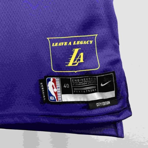 25th season Lakers City Edition No. 6 James - Image 6