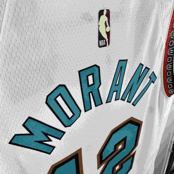 25th season Grizzlies Retro No. 12 Morant - Image 7