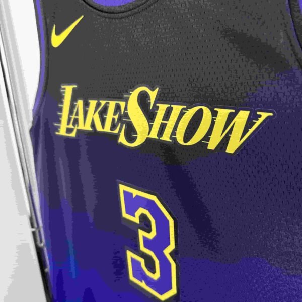 25th season Lakers City Edition No. 3 Davis - Image 4