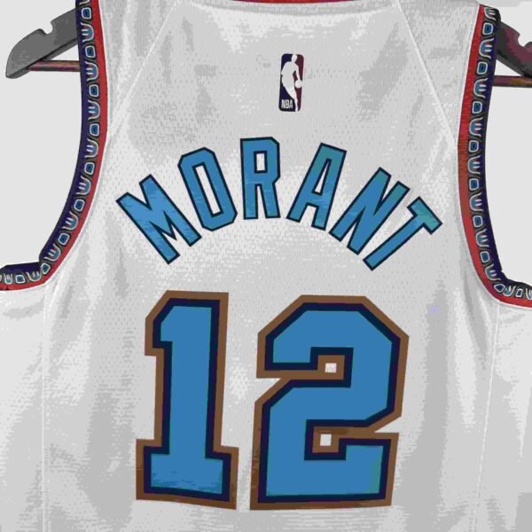 25th season Grizzlies Retro No. 12 Morant - Image 6