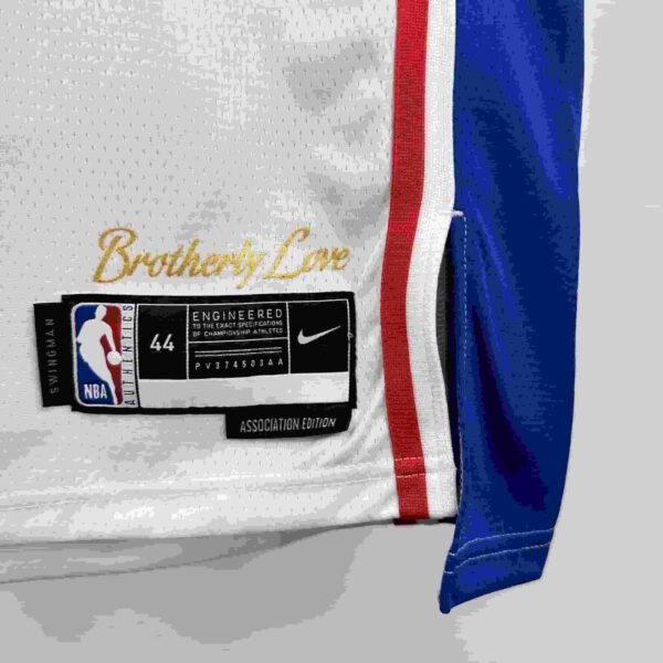 Season 23 76ers home white No. 8 George - Image 7