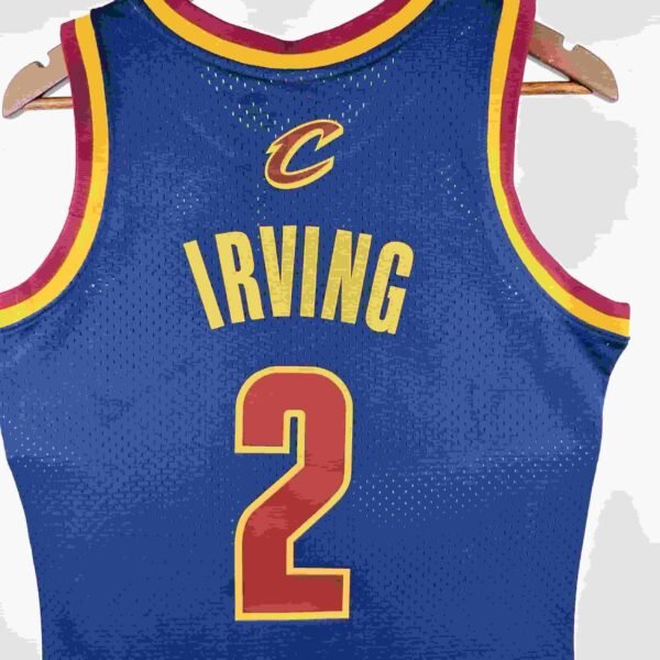 MN Hot Pressed Retro Shirt SW Cavaliers Season 1112 CAVS No.2 Irving - Image 4