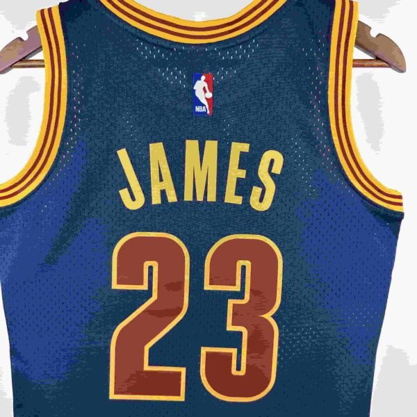 MN Hot Pressed Retro Jersey SW Cavaliers 1516 Season CAVS No. 23 James - Image 7